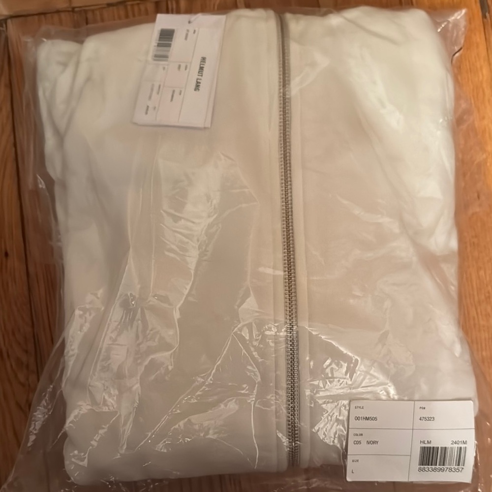 Helmut Lang zip hoodie (new)
